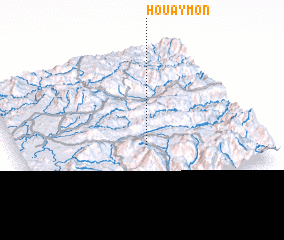 3d view of Houay Mon