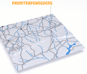 3d view of Phumĭ Trâpeăng Vêng