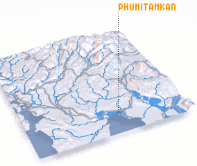 3d view of Phumĭ Tămkân