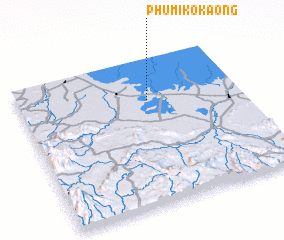 3d view of Phumĭ Kô Kaông