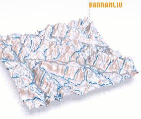 3d view of Bản Nam Lĩu