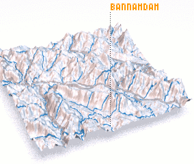 3d view of Bản Nam Ðăm