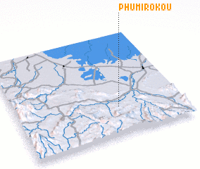 3d view of Phumĭ Rôkoŭ