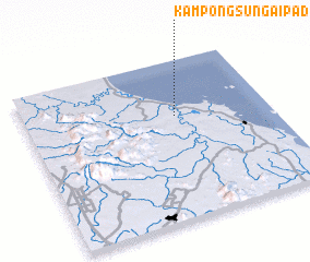 3d view of Kampong Sungai Padang