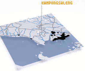 3d view of Kampong Saleng