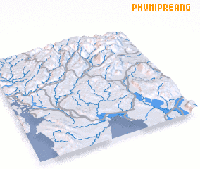 3d view of Phumĭ Preăng