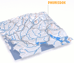 3d view of Phumĭ Sdŏk