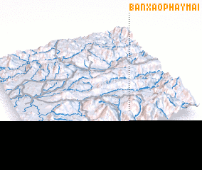 3d view of Ban Xaophay Mai