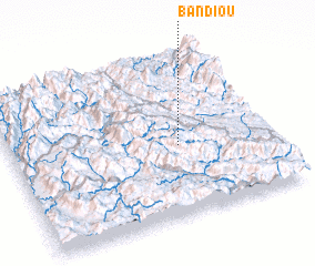 3d view of Bản Diou