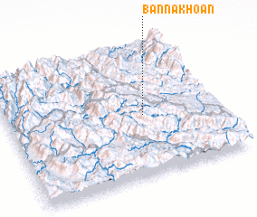 3d view of Bản Na Khoan