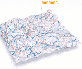 3d view of Bản Bong