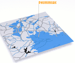 3d view of Phumĭ Mkăk