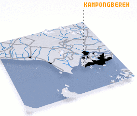 3d view of Kampong Bereh