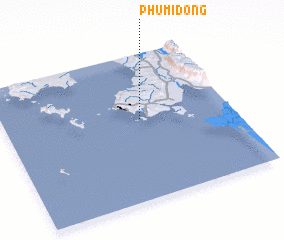 3d view of Phumĭ Dong