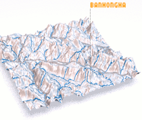 3d view of Bản Hồng Hà