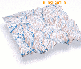 3d view of Huoshaotun