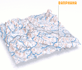 3d view of Bản Pha Hả
