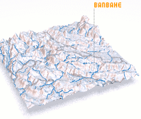 3d view of Bản Ba Hê