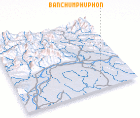 3d view of Ban Chumphu Phon