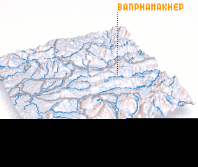 3d view of Ban Phamakhèp