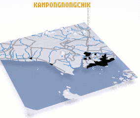 3d view of Kampong Nong Chik