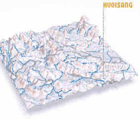 3d view of Huổi Sàng