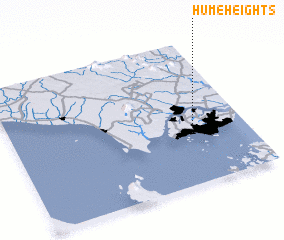 3d view of Hume Heights