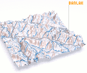 3d view of Bản Lak