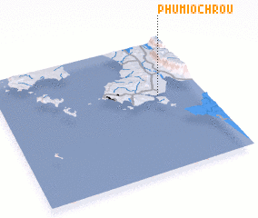 3d view of Phumĭ O Chrŏu