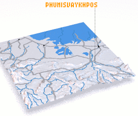 3d view of Phumĭ Svay Khpós