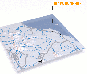3d view of Kampung Mawar