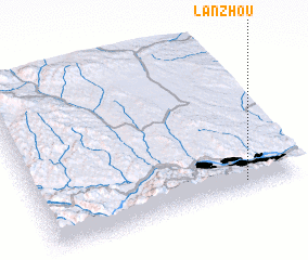 3d view of Lanzhou