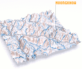3d view of Mường Khoa