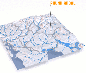 3d view of Phumĭ Kândal