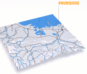 3d view of Phumĭ Don Ĕ