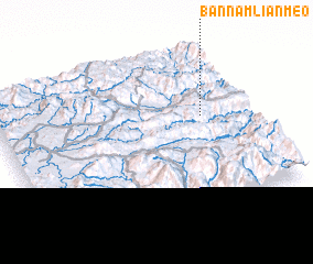 3d view of Ban Namlianmèo