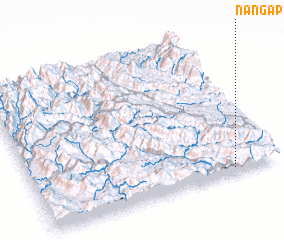 3d view of Nà Ngập