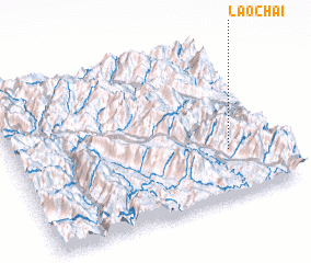 3d view of Lao Chải