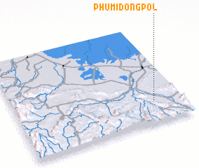 3d view of Phumĭ Dong Pôl