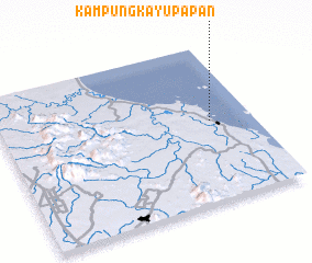 3d view of Kampung Kayu Papan