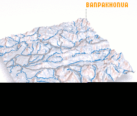 3d view of Ban Pakho-Nua