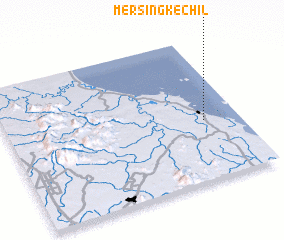 3d view of Mersing Kechil