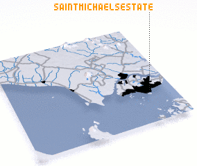 3d view of Saint Michael\