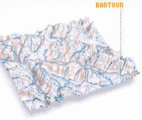 3d view of Bản Toun