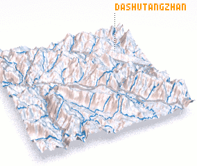 3d view of Dashutangzhan