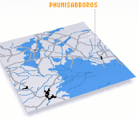 3d view of Phumĭ Sâbbŏrós