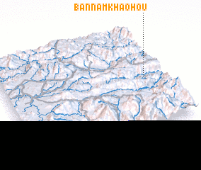 3d view of Ban Namkhaohou