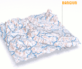 3d view of Bản Giửn