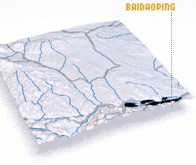 3d view of Baidaoping