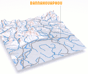 3d view of Ban Nahouaphou